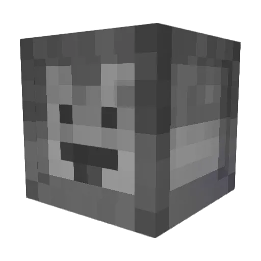 Villor Minecraft avatar head, 3D render