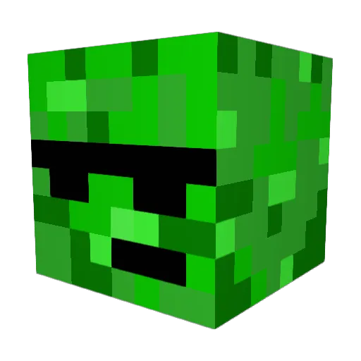 Vilming04 Minecraft avatar head, 3D render