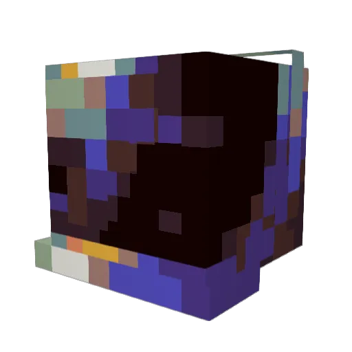 Viloma Minecraft avatar head, 3D render