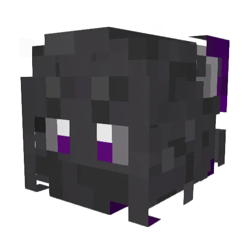 Viloras Minecraft avatar head, 3D render