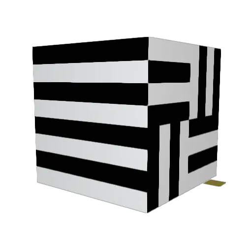 Vilpi Minecraft avatar head, 3D render
