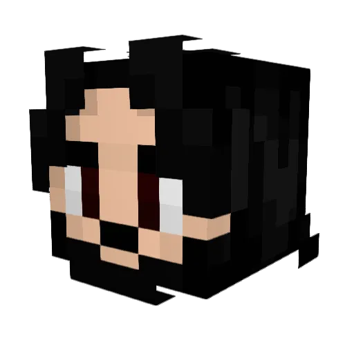 Vilpour Minecraft avatar head, 3D render