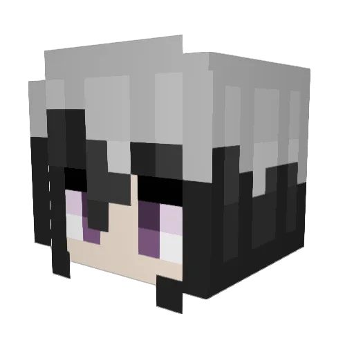 Vim3R Minecraft avatar head, 3D render