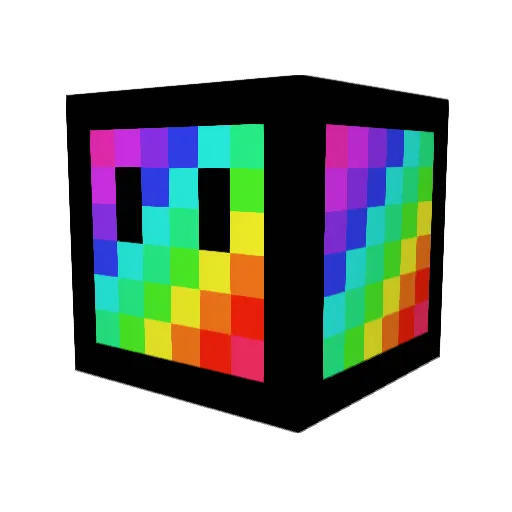 Vimci Minecraft avatar head, 3D render