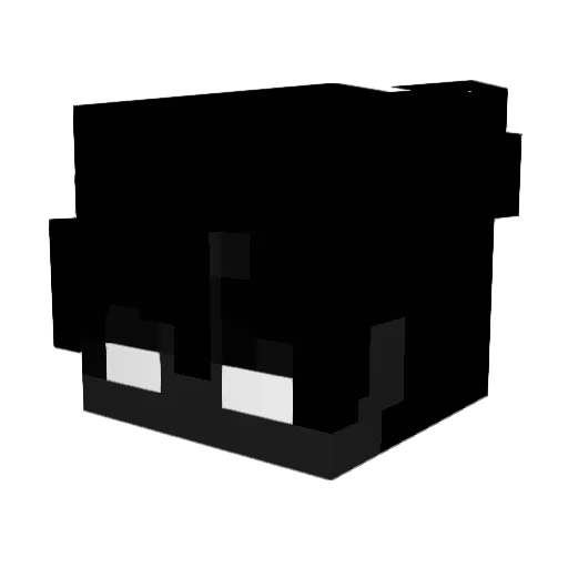Vimi08 Minecraft avatar head, 3D render