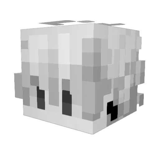 VinCot03 Minecraft avatar head, 3D render