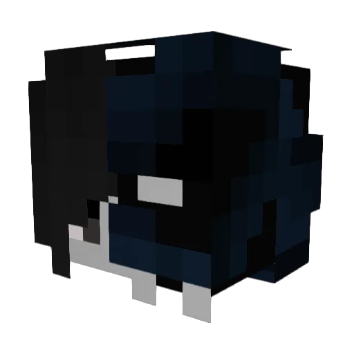 VinFaehrtDiesel Minecraft avatar head, 3D render