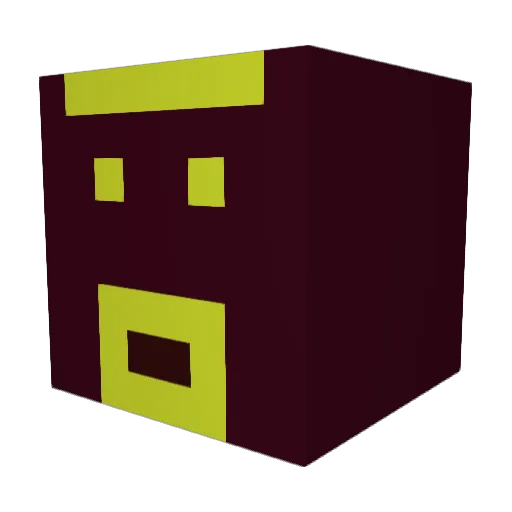 VinHelsingen Minecraft avatar head, 3D render