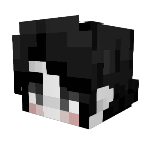 VinLaier Minecraft avatar head, 3D render