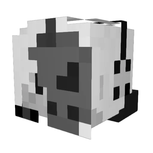VinTEB Minecraft avatar head, 3D render
