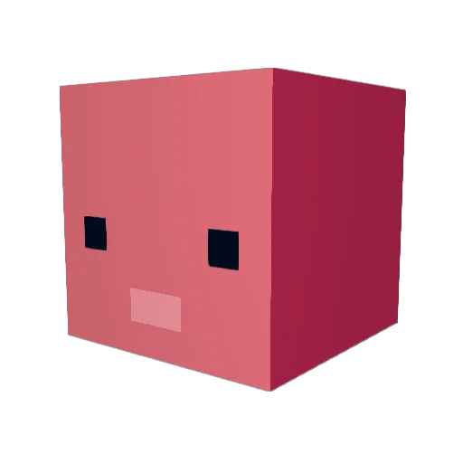Vinagupta Minecraft avatar head, 3D render