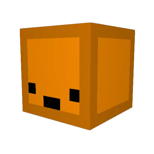 VincZy Minecraft avatar head, 3D render