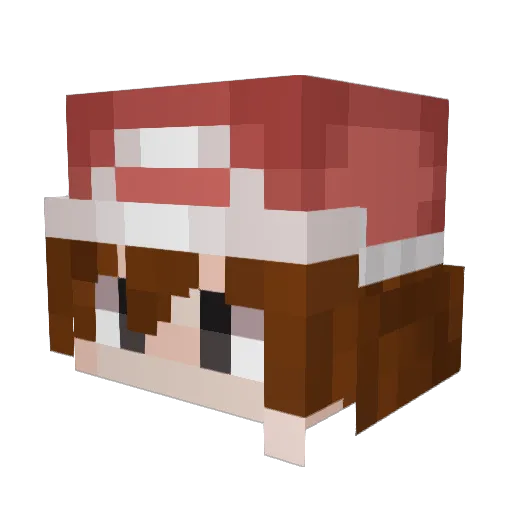 VinceOrlando Minecraft avatar head, 3D render