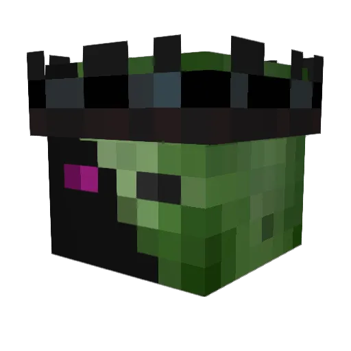 VinceVDC Minecraft avatar head, 3D render