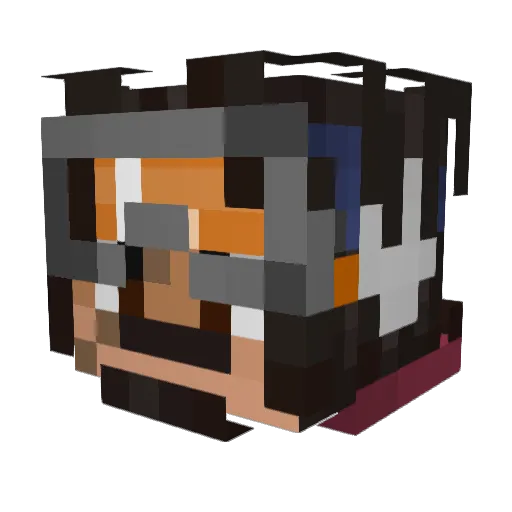 Vince_91 Minecraft avatar head, 3D render
