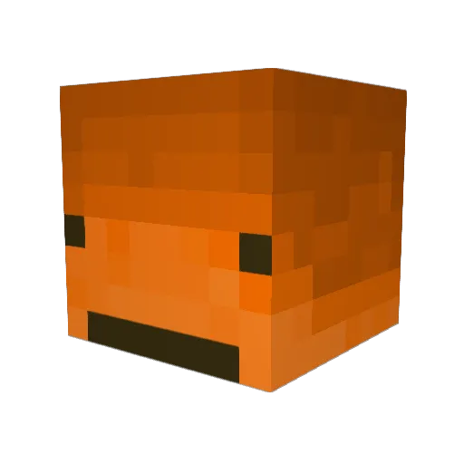 Vinceabled Minecraft avatar head, 3D render