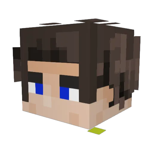 Vincekill_madman Minecraft avatar head, 3D render