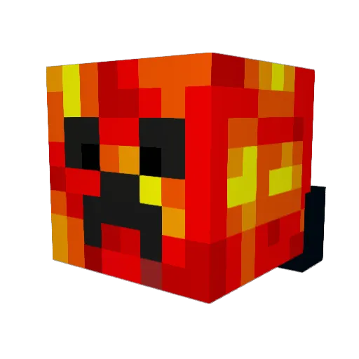 VincentCP Minecraft avatar head, 3D render