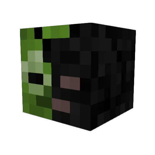 VincentMozerella Minecraft avatar head, 3D render