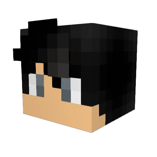 Vincent_Drake Minecraft avatar head, 3D render