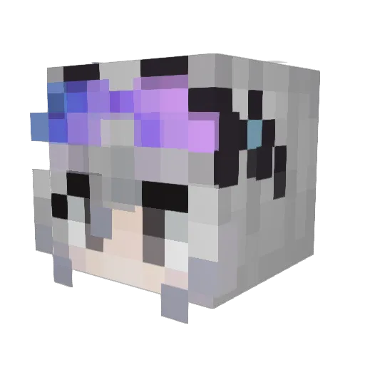 Vincent_Gale Minecraft avatar head, 3D render