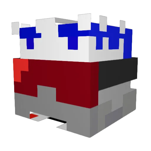 Vincent_Gaming Minecraft avatar head, 3D render