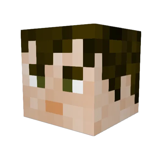 Vincent_Mors Minecraft avatar head, 3D render