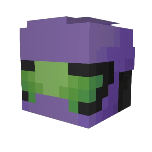 Vincent_Power Minecraft avatar head, 3D render