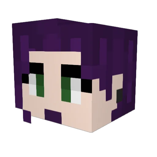 Vincentafton1995 Minecraft avatar head, 3D render