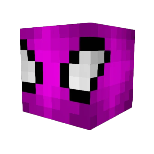Vincentee Minecraft avatar head, 3D render