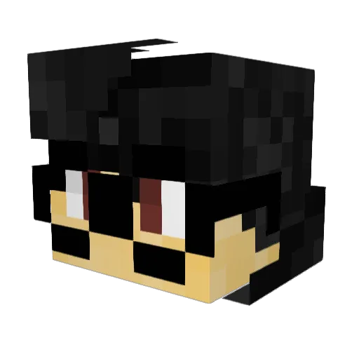 VincentiusGamer Minecraft avatar head, 3D render