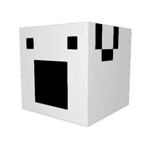 Vincentlol05 Minecraft avatar head, 3D render