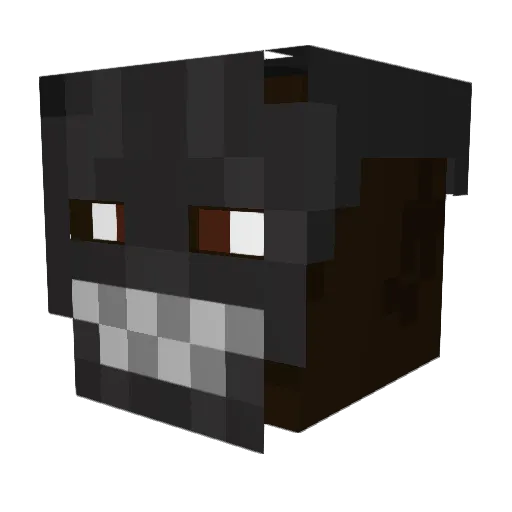 Vincero_ Minecraft avatar head, 3D render