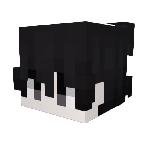 Vinci Minecraft avatar head, 3D render