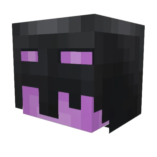 VinciViceGod Minecraft avatar head, 3D render