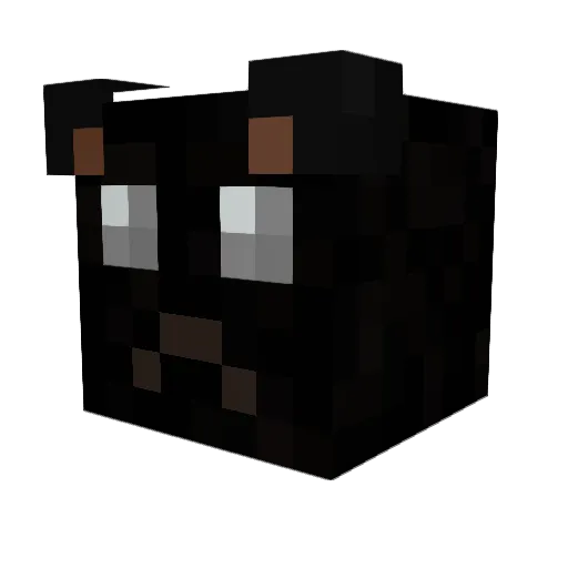 Vinci_Cat Minecraft avatar head, 3D render