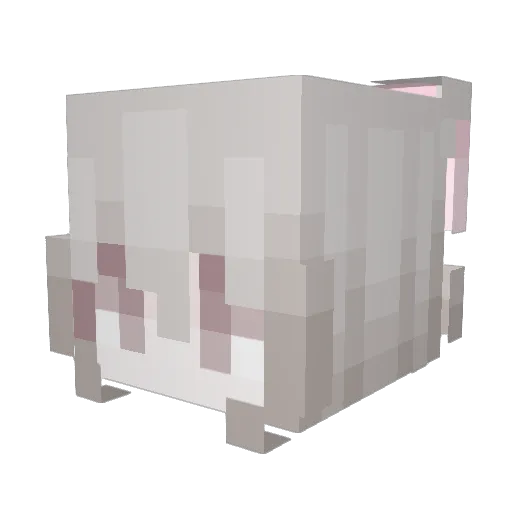 Vincient Minecraft avatar head, 3D render