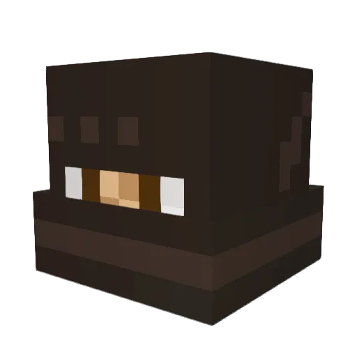 Vinctime Minecraft avatar head, 3D render