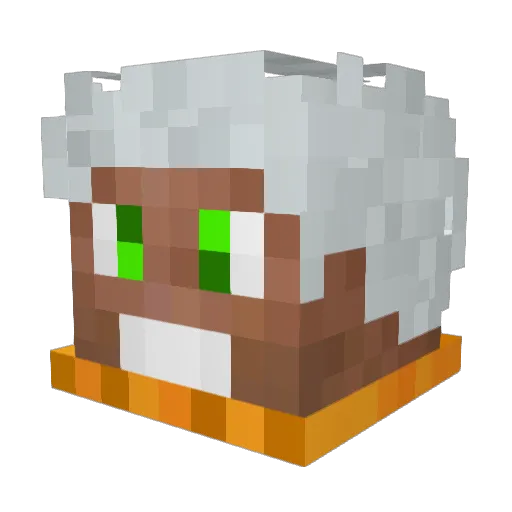 Vindrick_ Minecraft avatar head, 3D render