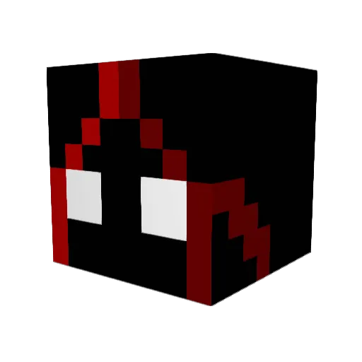 Vineet64 Minecraft avatar head, 3D render