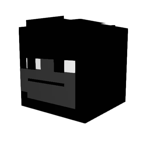 Vinenzo386 Minecraft avatar head, 3D render