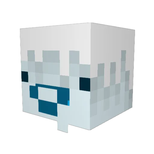 VinesAndTrees Minecraft avatar head, 3D render