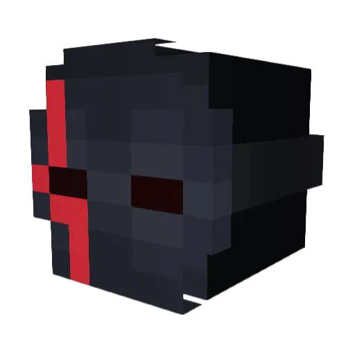 VinhPenguin Minecraft avatar head, 3D render