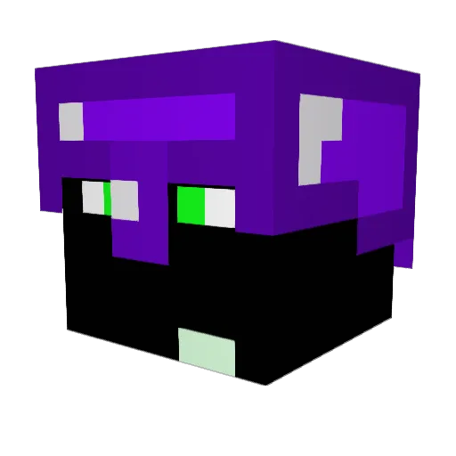 ViniLP Minecraft avatar head, 3D render