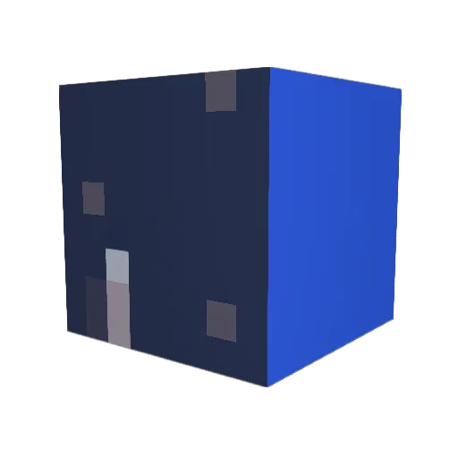 ViniN333 Minecraft avatar head, 3D render