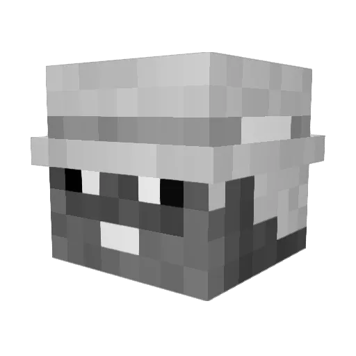 Vini_Saba Minecraft avatar head, 3D render