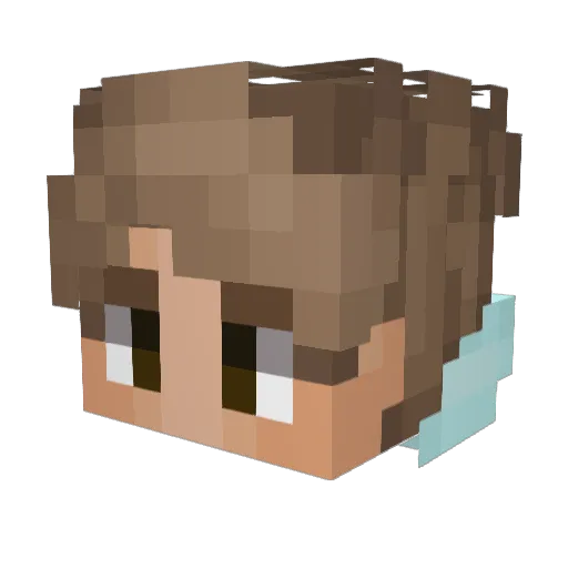 Vinicius6352 Minecraft avatar head, 3D render