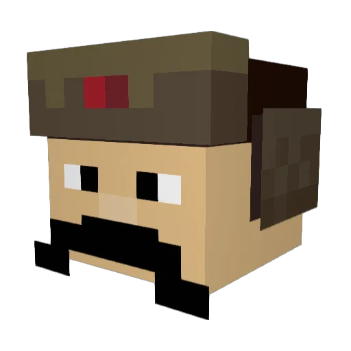 Vinni_420 Minecraft avatar head, 3D render