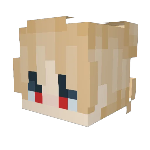 Vinnie_Escobar Minecraft avatar head, 3D render