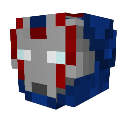 Vinniecraft1 Minecraft avatar head, 3D render